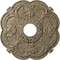 Ekena Millwork Rotherham Ceiling Medallion (Canopies up to 3 1/2"), 18"OD x 3 1/2"ID x 1 1/2"P, Gobi Desert Crackle CM17ROGDC - alternate 1